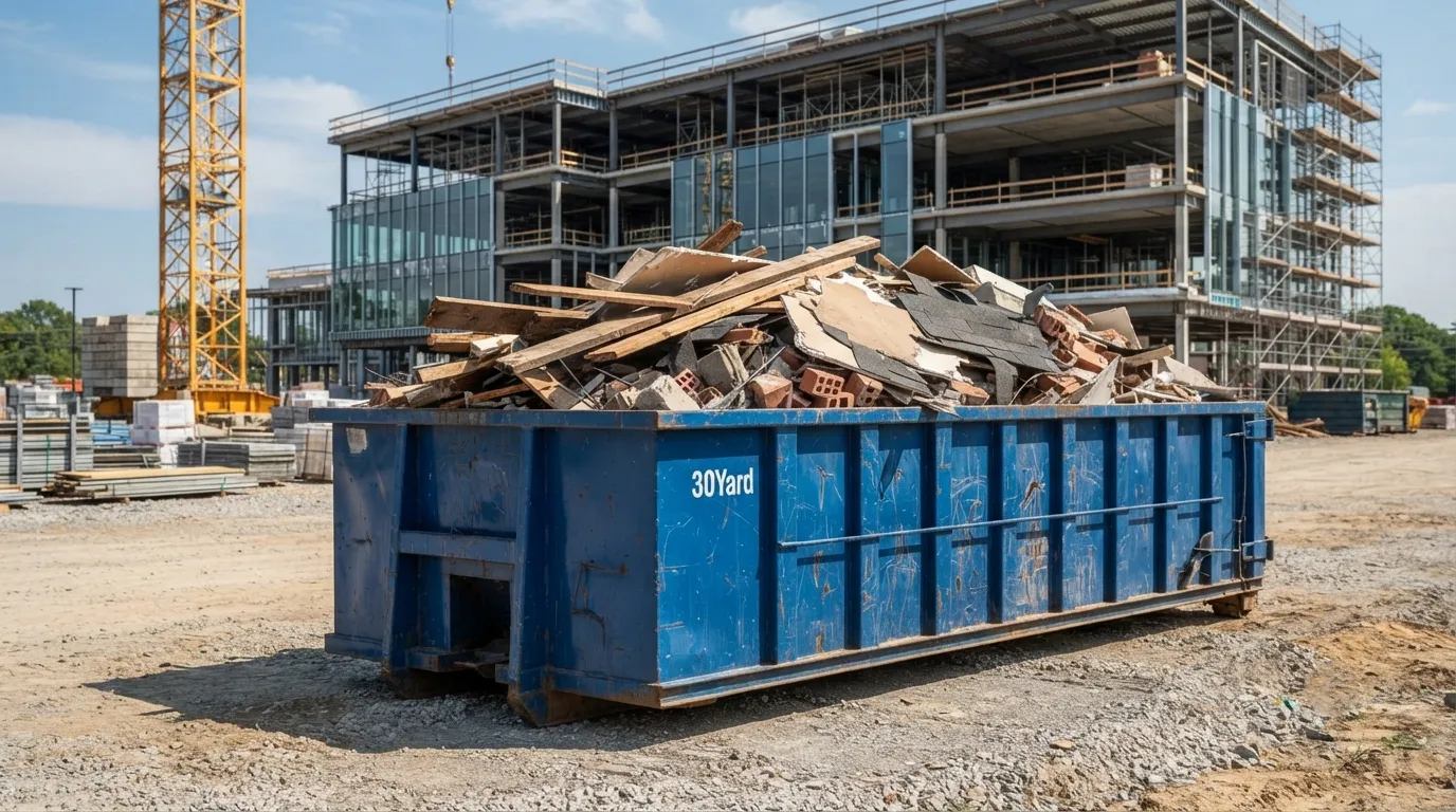 30 yard dumpster rental from our San Leandro fleet