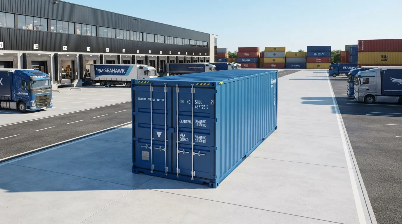 40ft storage container from our San Leandro fleet